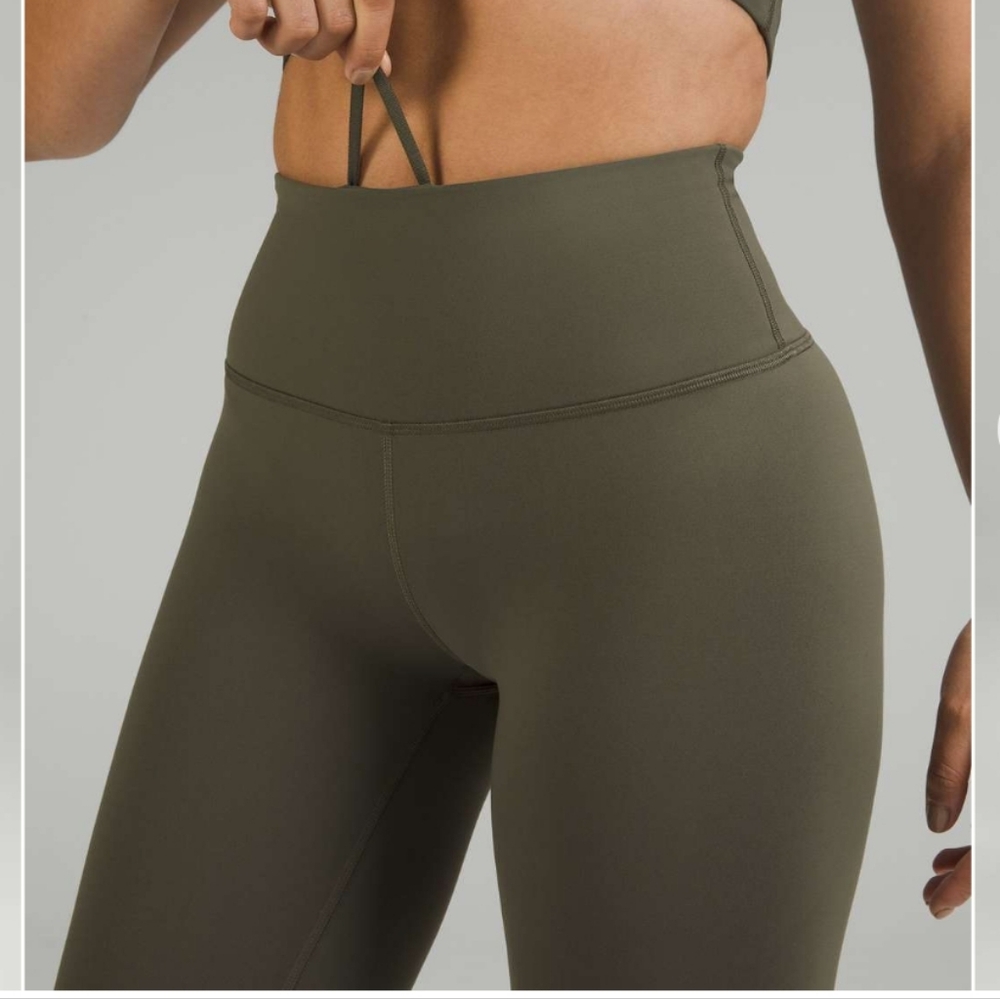 lululemon athletica Olive High-Rise Align 7/8 Leggings - Picture 4 of 9